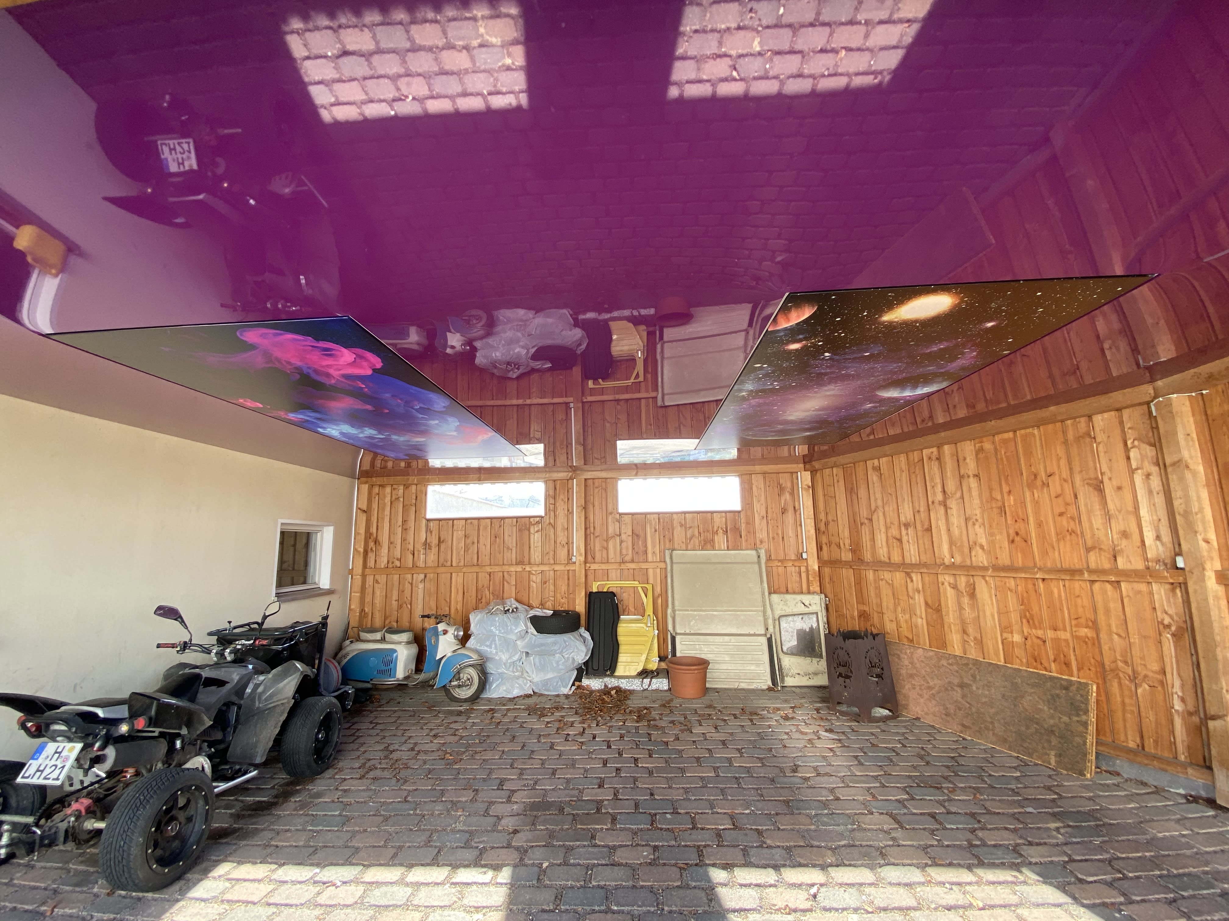 Vorher-Nachher Beispiele | Einbau von Spanndecken | Hannover